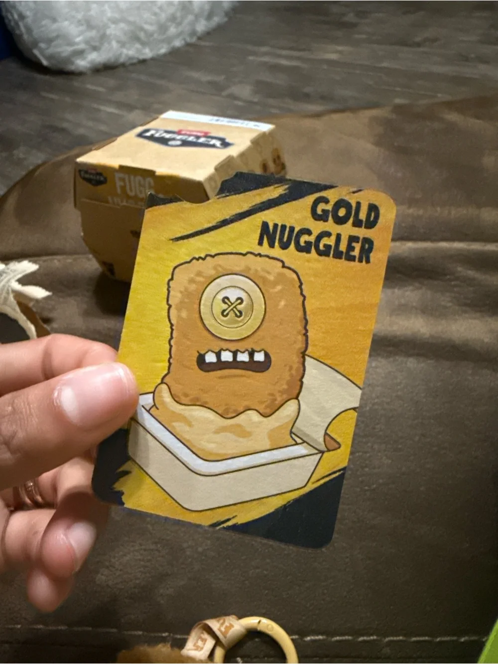 Fuggler Gold Nuggler Plush Keychain - Brown by Fuggler